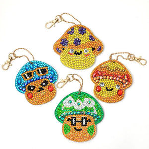 Mushroom Keychain Set