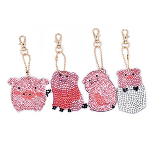 Pig Keychain Set