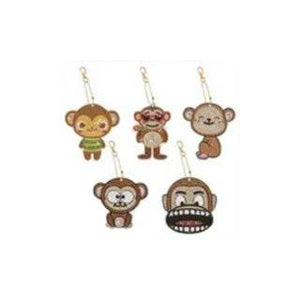 Monkey Keychain Set