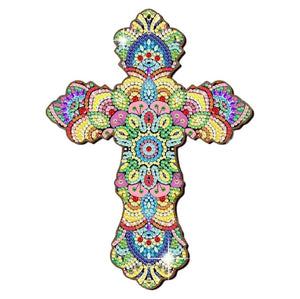 Cross Wall Hanging - Multicolored