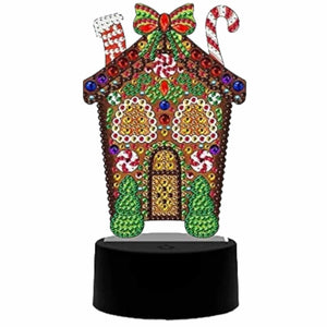 LED Night Light - Gingerbread House