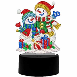 LED Night Light - Snowman Duo