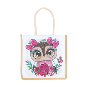 Rope Tote Bag - Owl