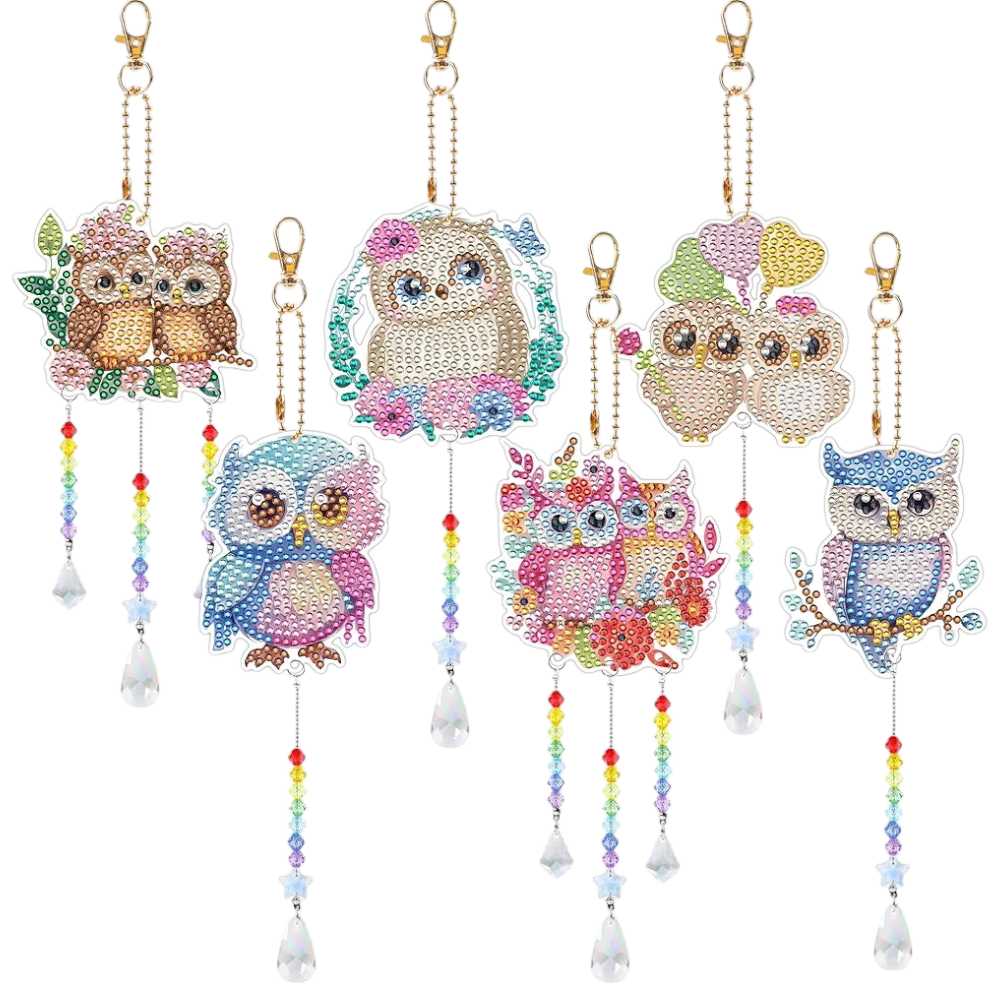 Suncatcher - Owls (6 Pack)