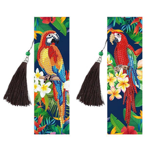 2 Pack Bookmark - Parrots