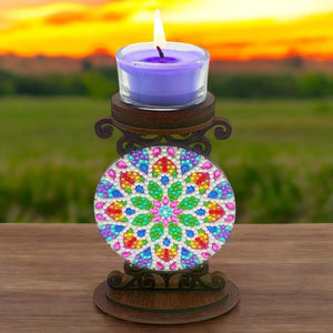 Candle Holder - Pastel Mandala