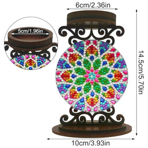 Candle Holder - Pastel Mandala