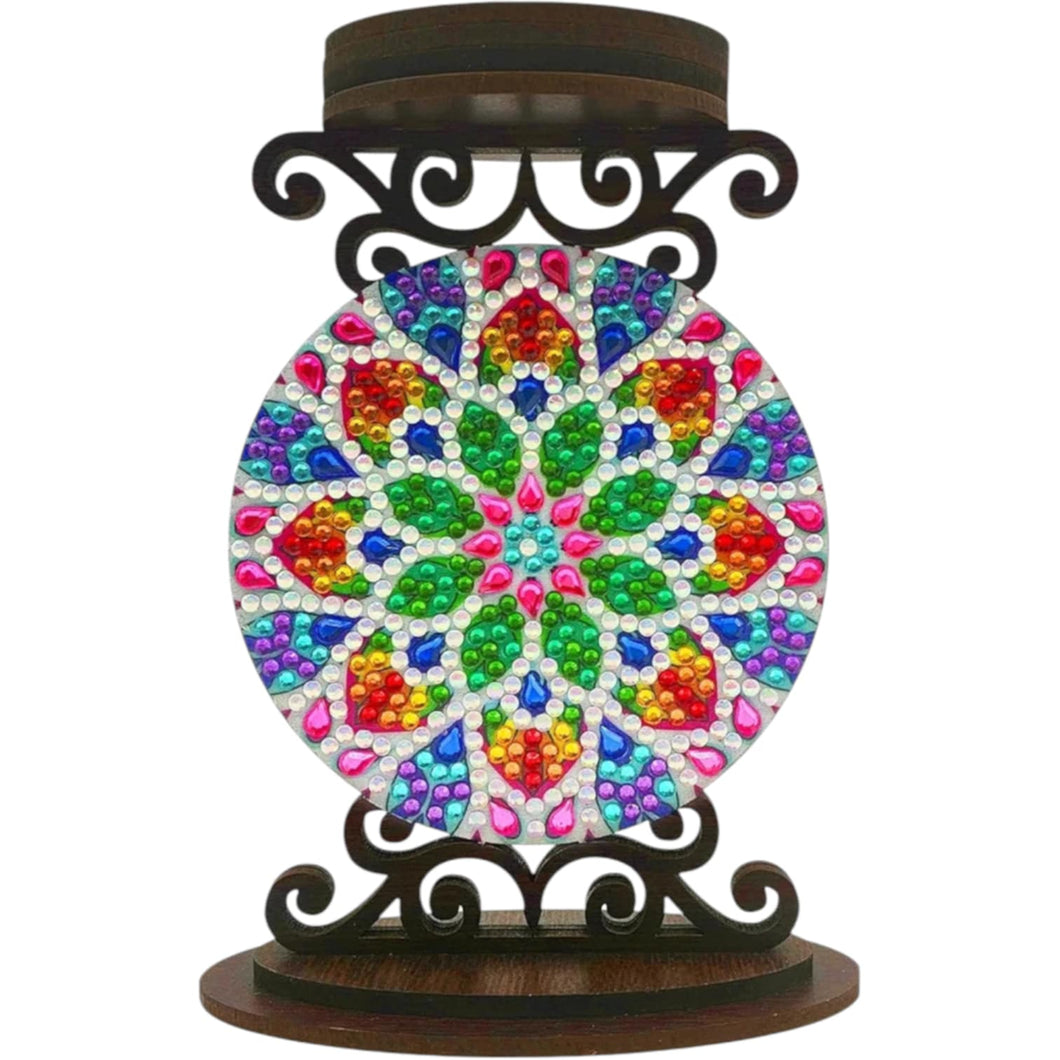 Candle Holder - Pastel Mandala