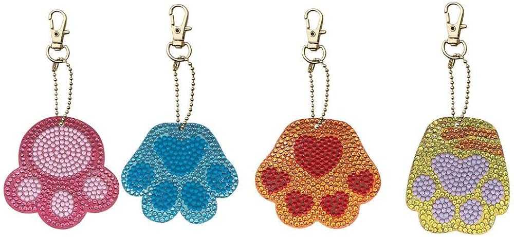 Keychain Set - Paw Print