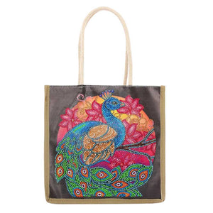 Rope Tote Bag - Peacock