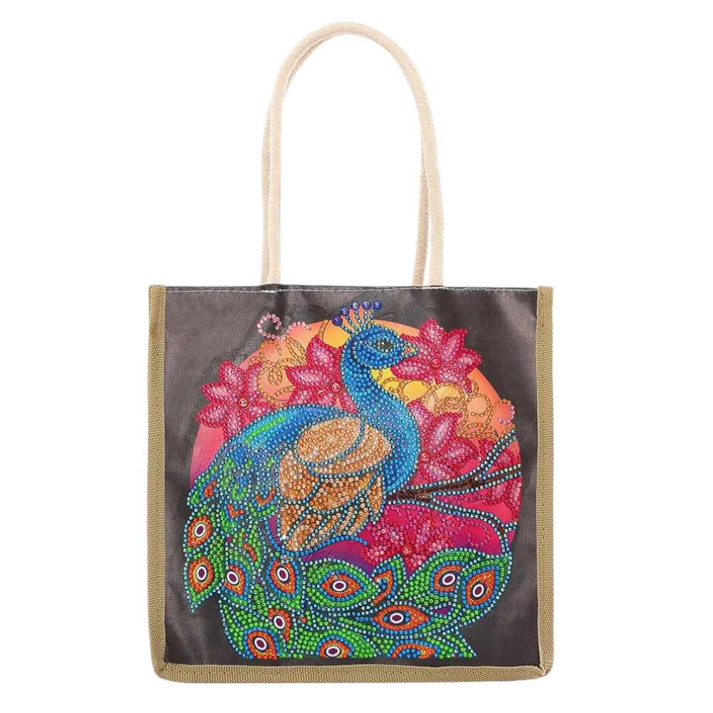 Rope Tote Bag - Peacock