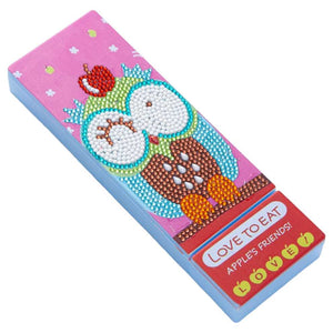 Pencil Box - Owl Blue and Green