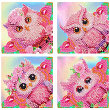 Load image into Gallery viewer, Corner Bookmark Set - Pink Owl
