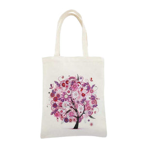 Canvas Tote Bag - Pink Tree