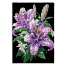 Load image into Gallery viewer, Notebook - Purple Lilies
