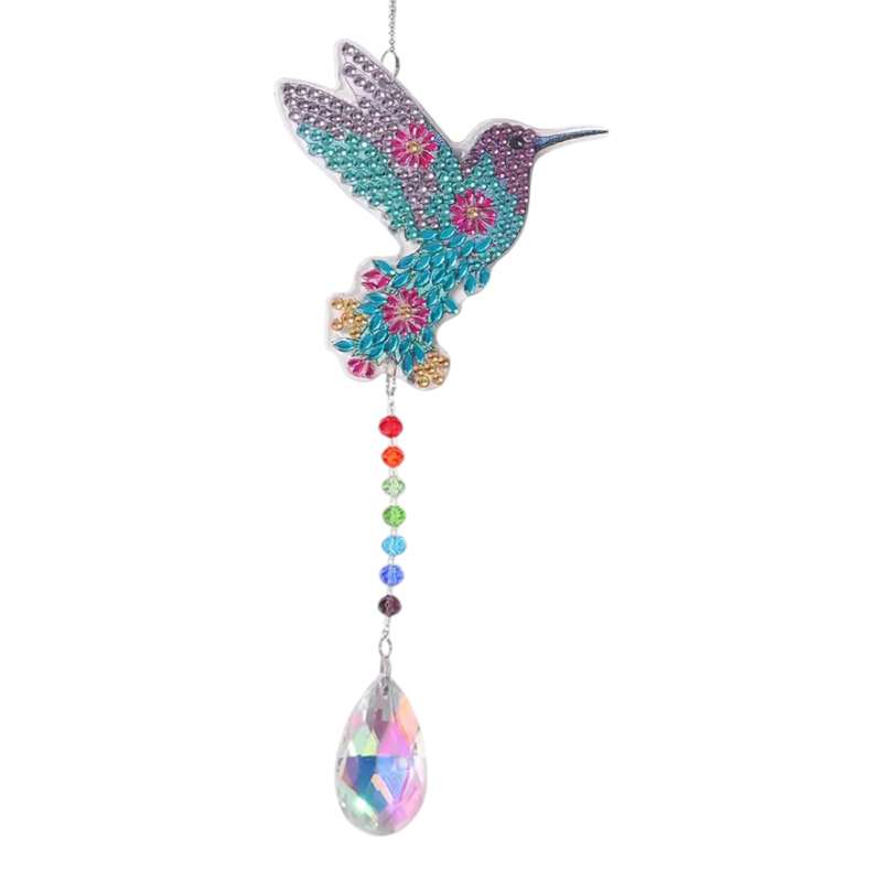 Suncatcher - Purple Hummingbird