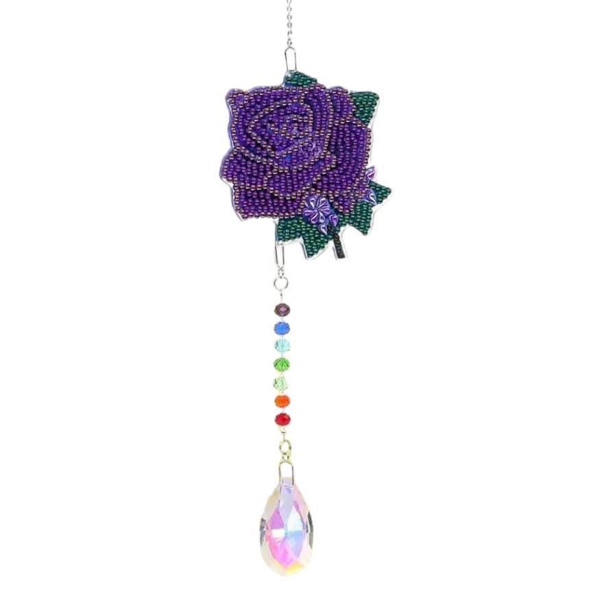 Suncatcher - Purple Rose