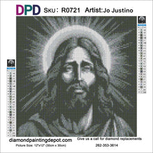 Load image into Gallery viewer, Jesus - Round Drill AB
