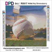 Load image into Gallery viewer, Baseball in Field - Round Drill AB
