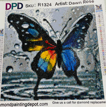 Load image into Gallery viewer, Wet Butterfly - Round Drill AB
