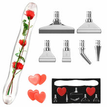 Load image into Gallery viewer, Metal Tip Acrylic Pen Set - Flowers
