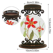 Load image into Gallery viewer, Candle Holder - Red Flower

