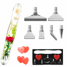 Load image into Gallery viewer, Metal Tip Acrylic Pen Set - Flowers
