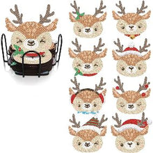 Load image into Gallery viewer, Coaster Set - Reindeer
