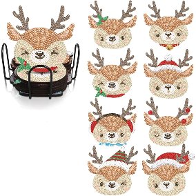 Coaster Set - Reindeer