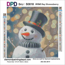 Load image into Gallery viewer, Snowman - Square Drill AB
