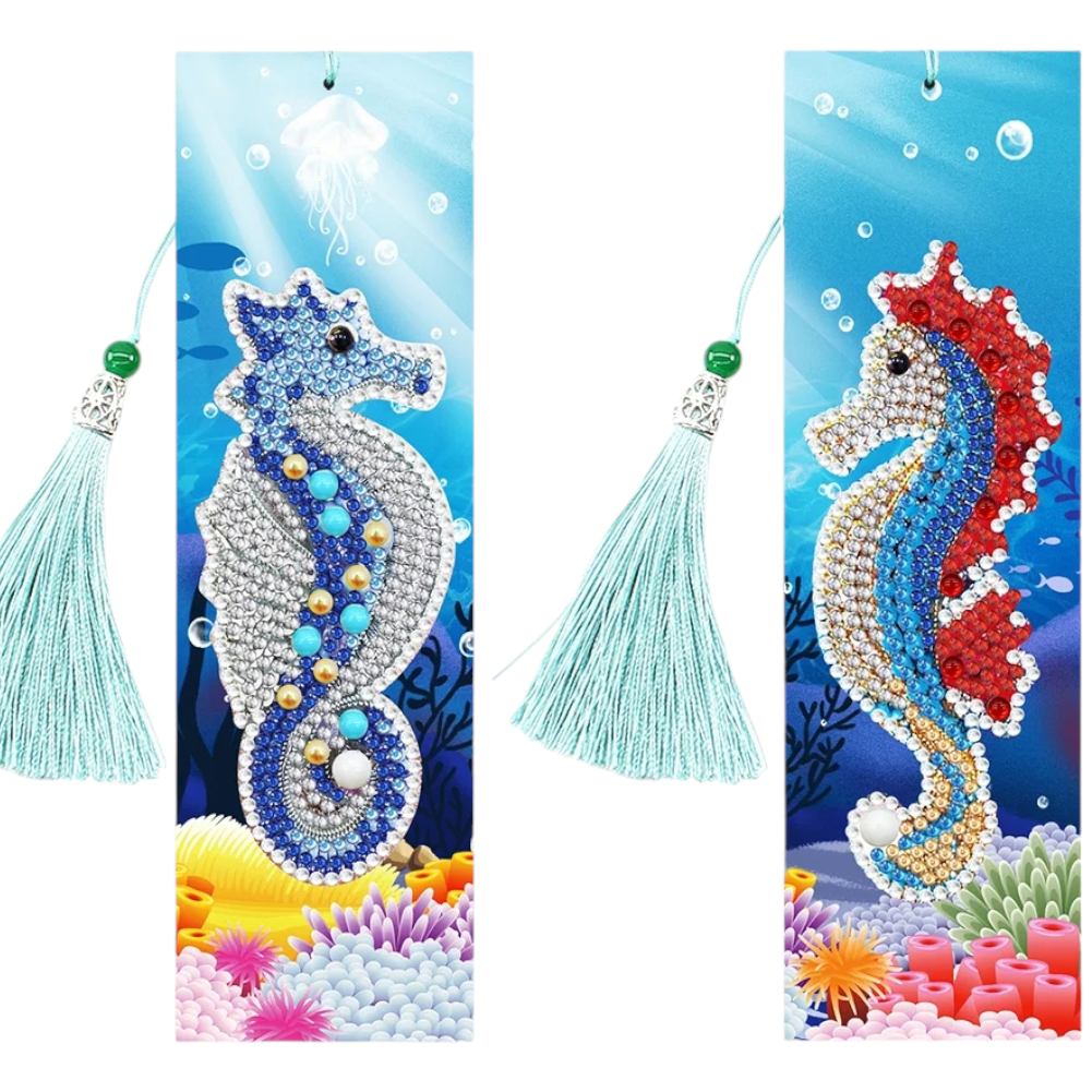 2 Pack Bookmark - Seahorse