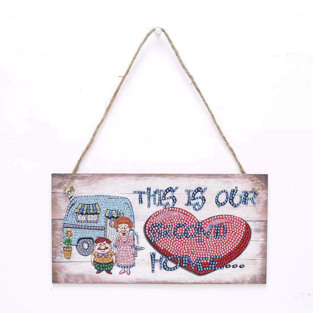 Wall Plaque - Second Home Camper