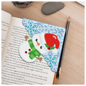 Corner Bookmark Set - Snowmen