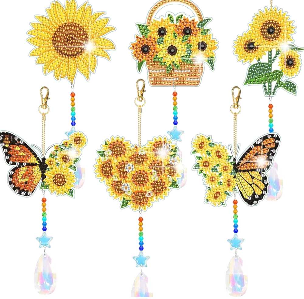 Suncatcher - Sunflowers (6 Pack)