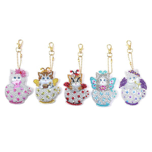 Teacup Kitten Keychain Set