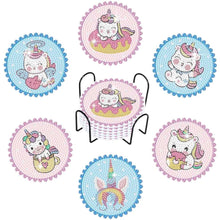 Load image into Gallery viewer, Coaster Set - unicorn babies
