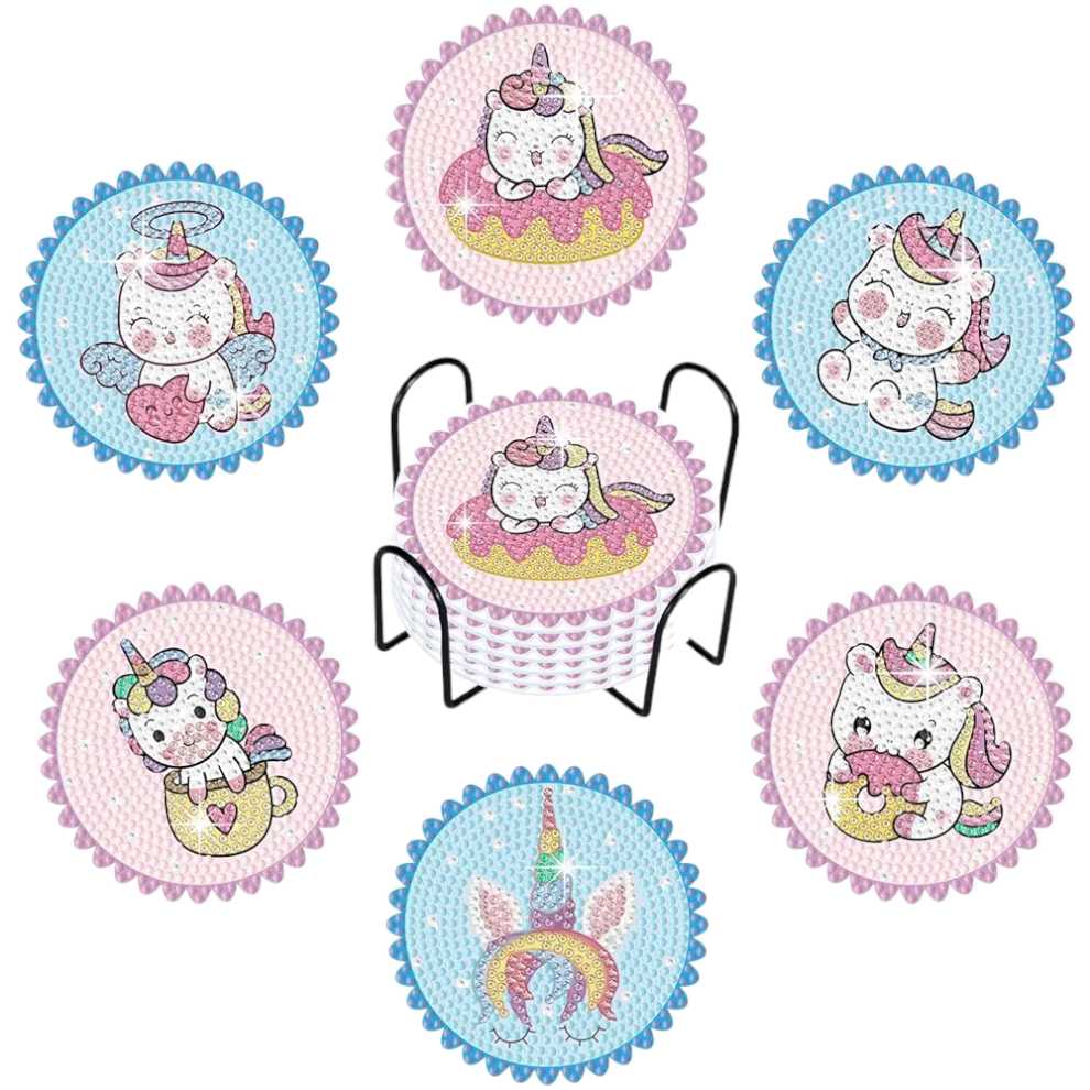 Coaster Set - unicorn babies