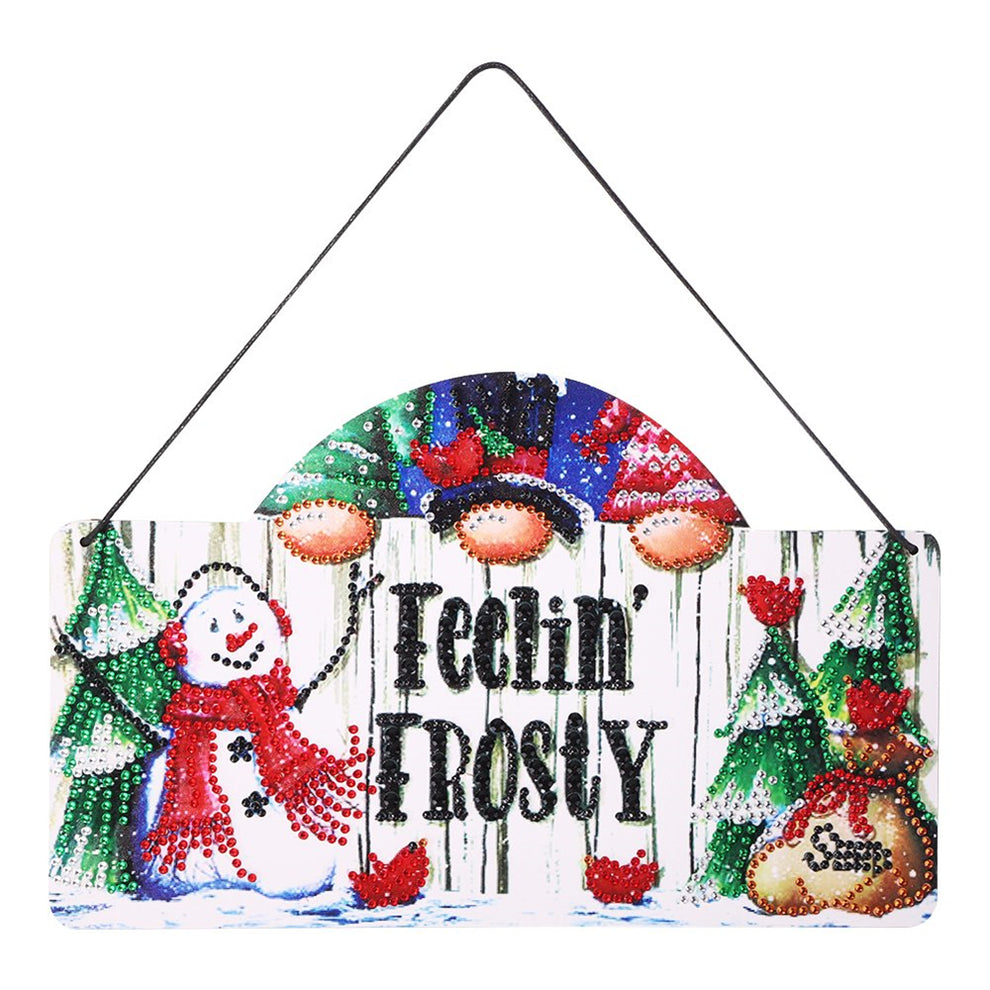 Foam Wall Hanging - Feeling Frosty Gnomes