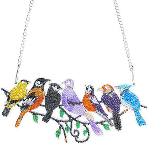 Acrylic Wall Hanging - 7 Birds