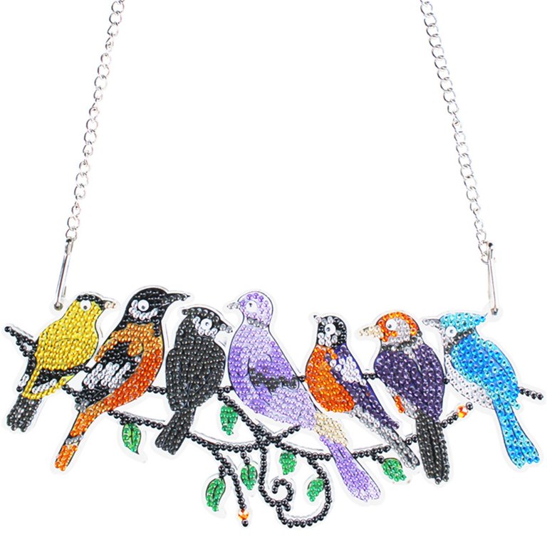 Acrylic Wall Hanging - 7 Birds