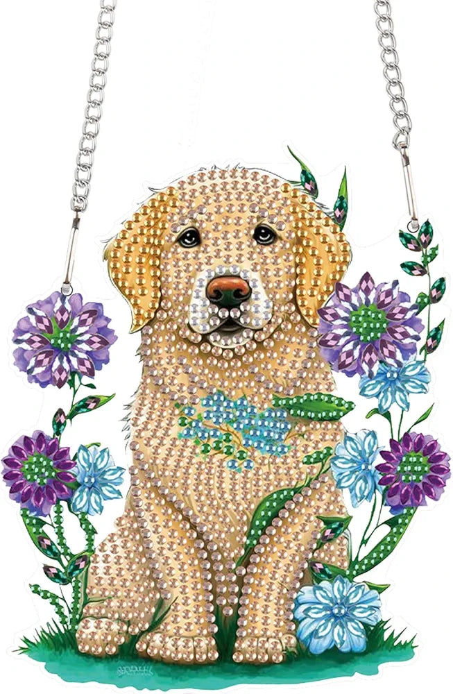 Acrylic Wall Hanging - Golden Retriever