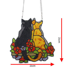 Load image into Gallery viewer, Acrylic Wall Hanging - Cat Duo
