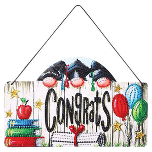 Foam Wall Hanging - Congrats Gnomes