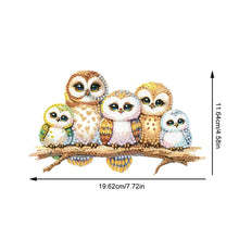 Load image into Gallery viewer, Acrylic Wall Hanging - Owl Family
