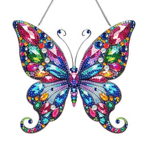 Load image into Gallery viewer, Acrylic Wall Hanging - Pastel Diamond Butterfly
