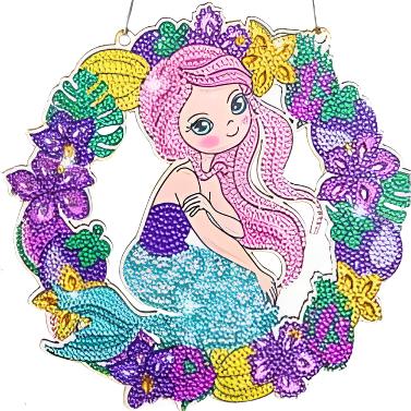 Wood Wall Hanging - Mermaid