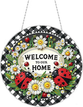 Load image into Gallery viewer, Acrylic Wall Hanging - Welcome Ladybug
