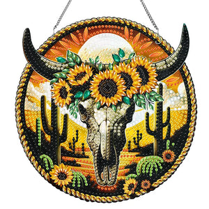 Acrylic Wall Hanging - Western Longhorn