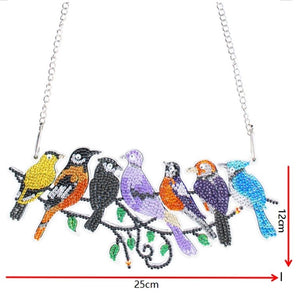 Acrylic Wall Hanging - 7 Birds